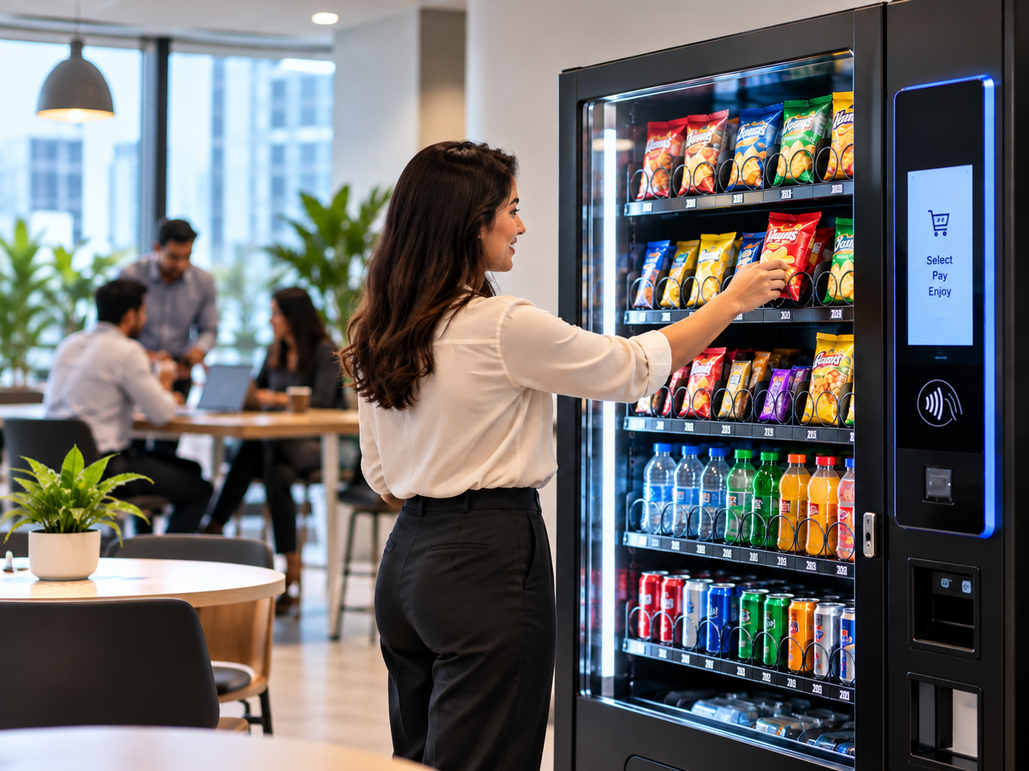 What are smart vending machines